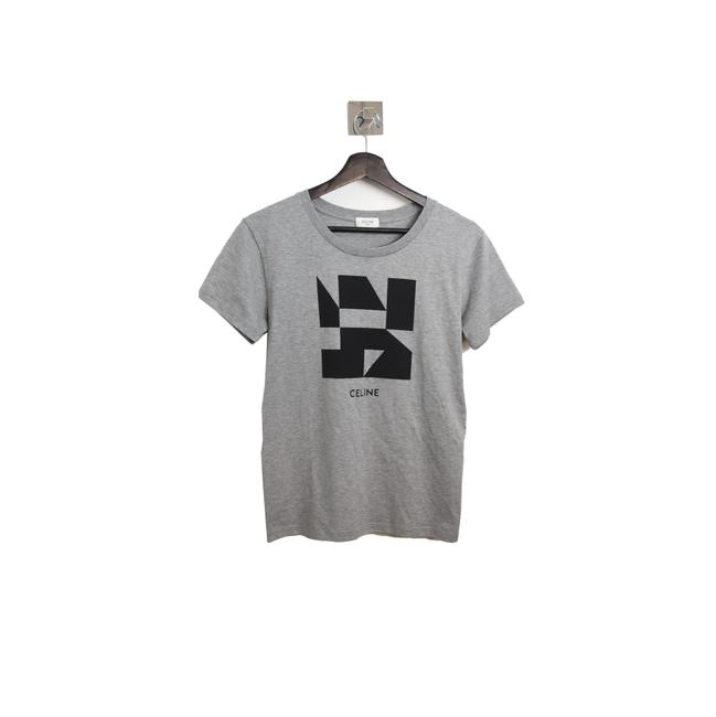 Celine Grey Tangram T shirt Tee Shirt0 XS