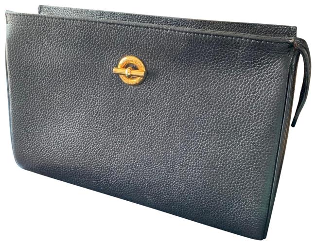 Celine Handbag Black Leather Clutch