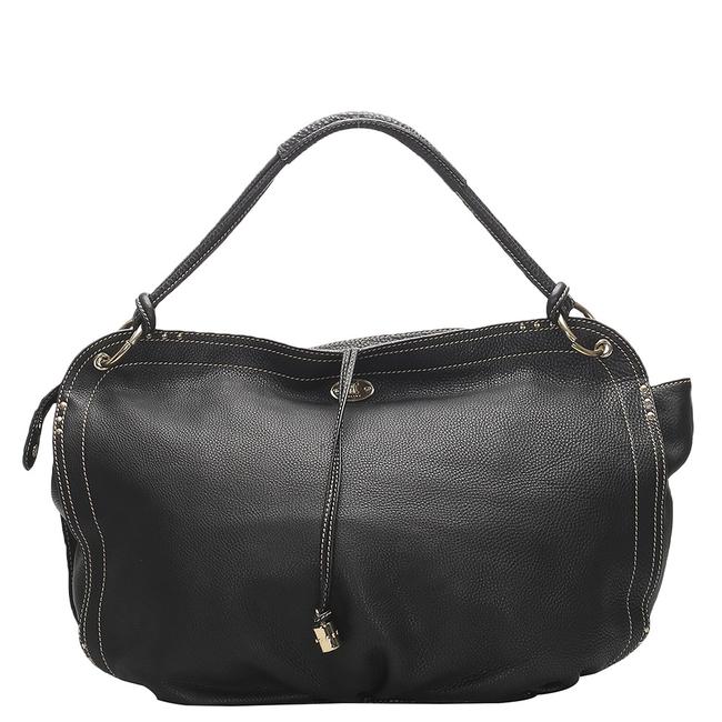 Celine Leather Bittersweet Large Hobo Bag