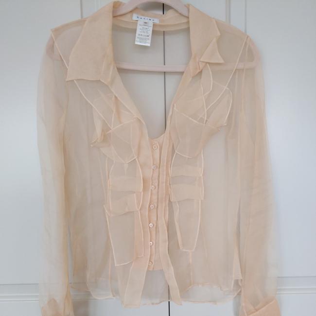 Celine Light Peach Blouse10 M