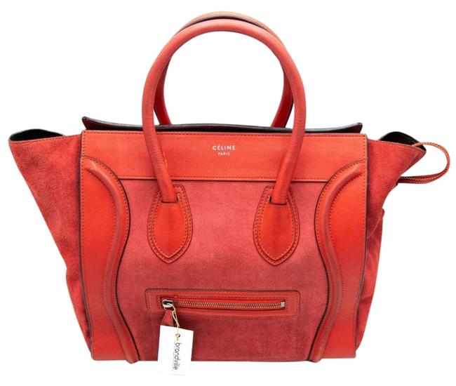 Celine Phantom Luggage Calfskin Leather Satchel