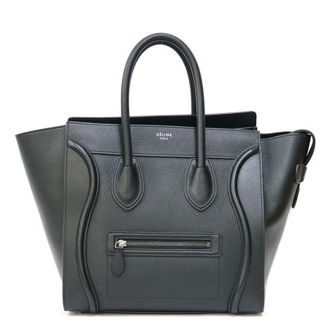 Celine Luggage Handbag Mini Ladies Black Satchel