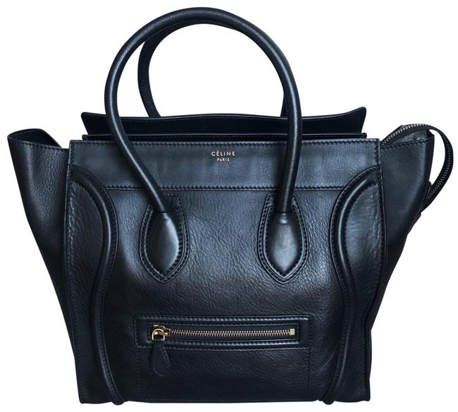 Celine Luggage Leather Satchel