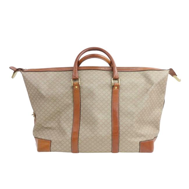 Celine Macadam Boston Travel #n7257h46 Brown Satchel