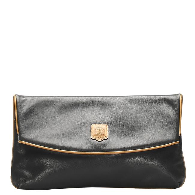 Celine Macadam Leather Bag Clutch