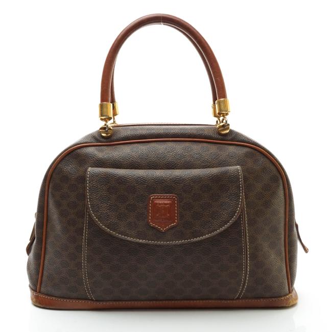 Celine Macadam Medium #n204o44 Brown Satchel