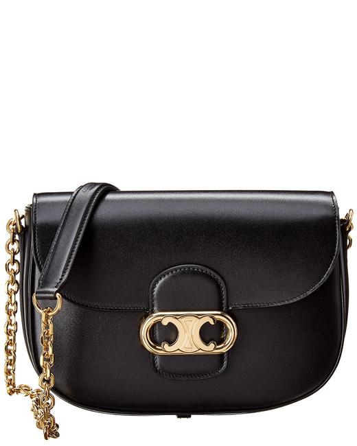 Celine Medium Maillon Triomphe Leather 191343 Bun 38no Cross Body Bag