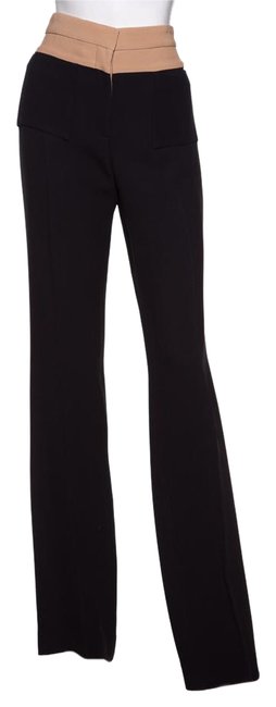 Celine NavyTan Colorblocked Straight Leg Pants8 M, 29, 30
