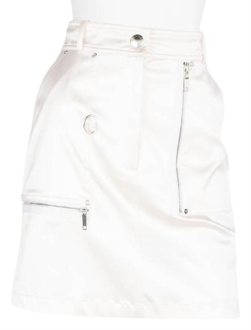 Celine Pale Blush High Waist Satin Skirt4 S, 27