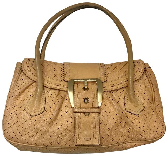 Celine Perforated Leather Satchel