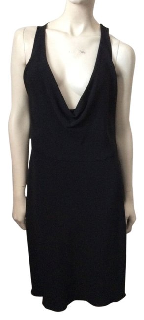 Celine Plunging Neckline Mid length Short Casual Dress12 L