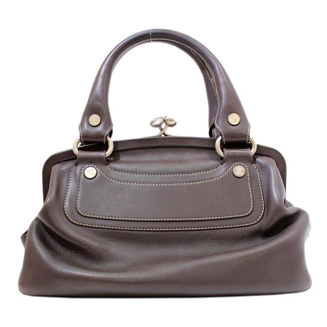 Celine Pouch Handbag Brown Satchel