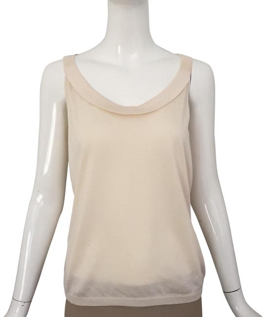 Celine Scoop Neck Silk Ivory Sweater