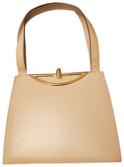 Celine Small Handbag BuffNude Lambskin Leather Satchel
