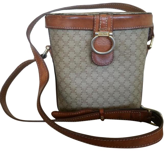 Celine Tan Leather Cross Body Bag