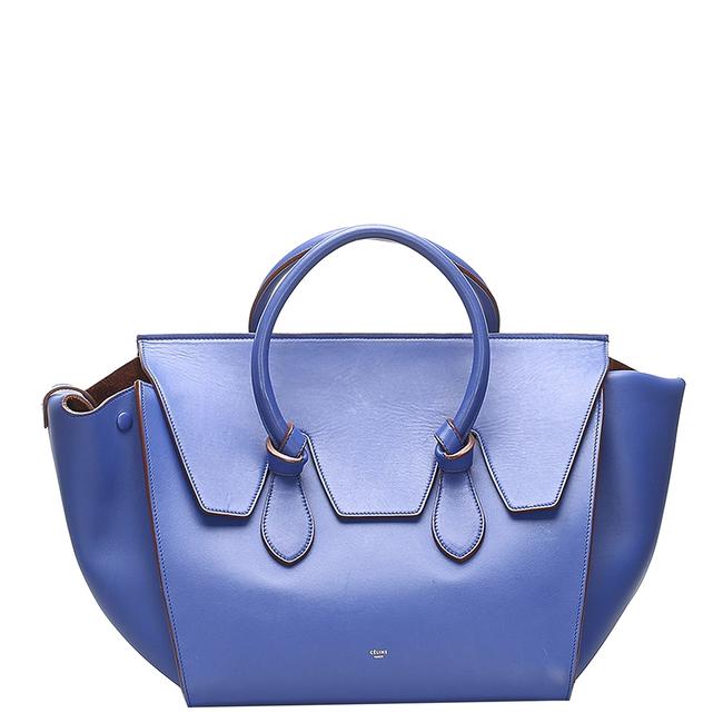 Celine Tote Bag Tie Leather Satchel