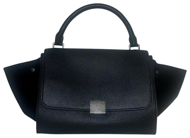 Celine Trapeze Small Calfskin Leather Satchel