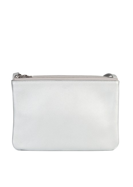 Celine Trio Small Silver Sequins Cross Body Bag