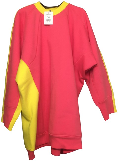 Celine Yellow and Pink Two Color Overd SweatshirtHoodie0 XS