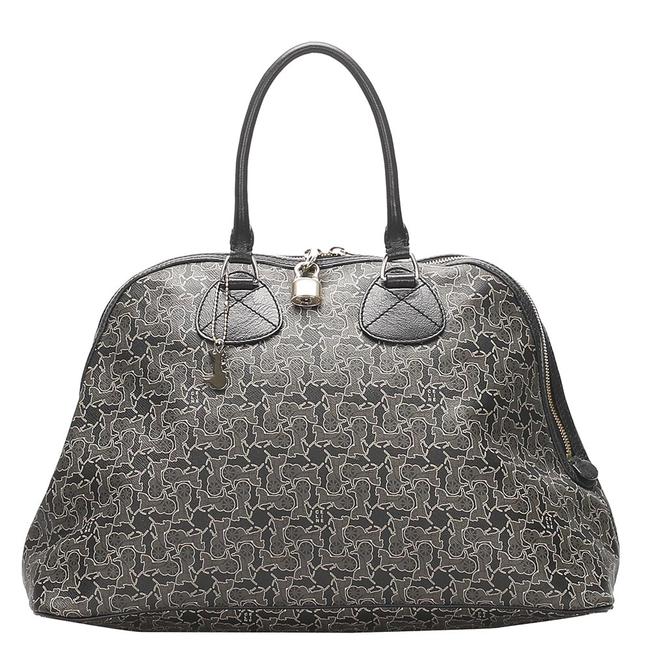 Celine And Grey Coated Canvas Vintage Bag Tote