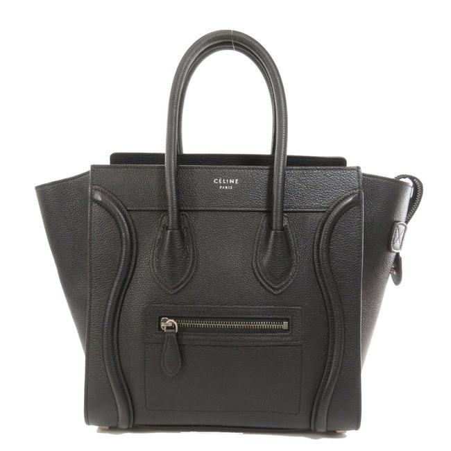 Celine Bag Luggage Micro Ladies Black Tote
