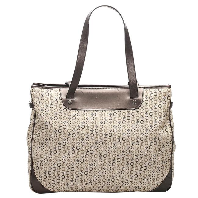 Celine Bag Macadam BeigeBrown C Canvas Tote