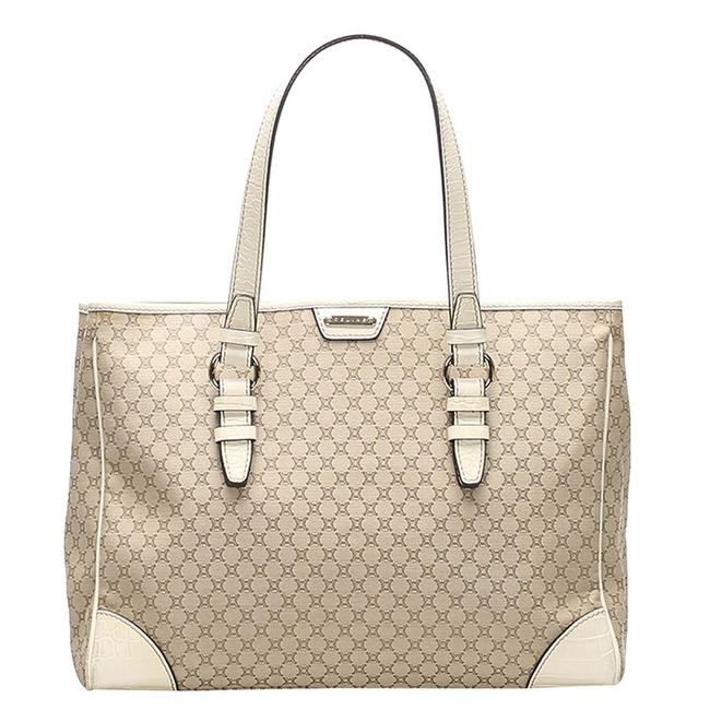 Celine Bag Macadam Canvas Tote
