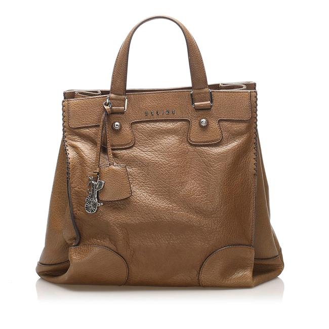 Celine Bag Orlov Brown Leather Tote