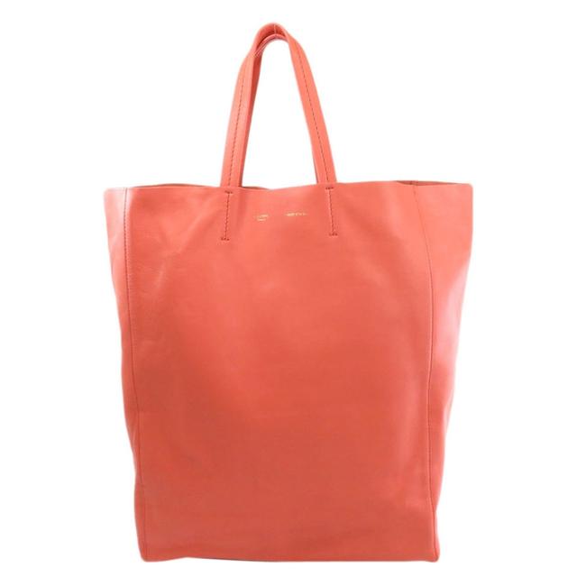 Celine Bag Pink Vertical Leather Tote