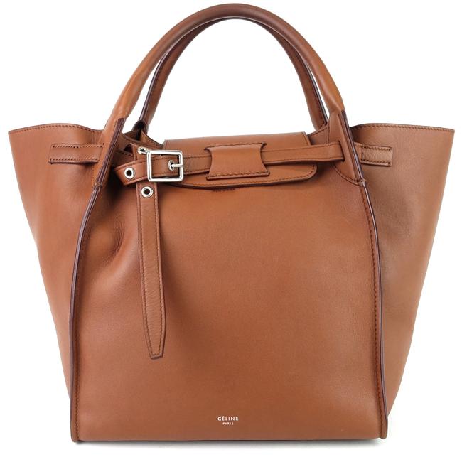 Celine Big Bag Small Smooth Brown Calfskin Leather Tote