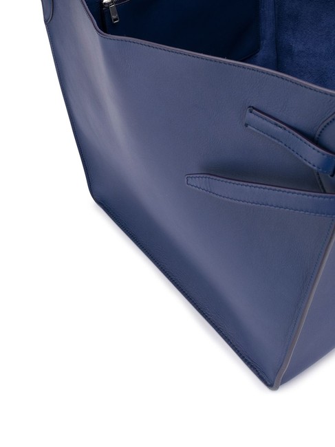 Celine Big Blue Leather Shoulder Bag