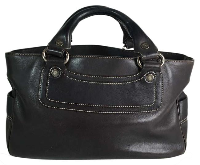 Celine Boogie Hand Brown Leather Tote