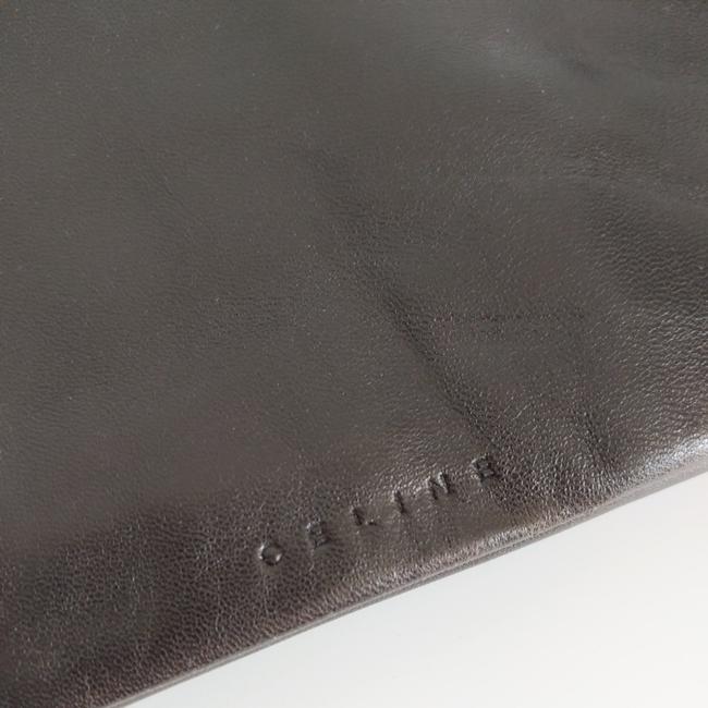 Celine Brown Leather Shoulder Bag