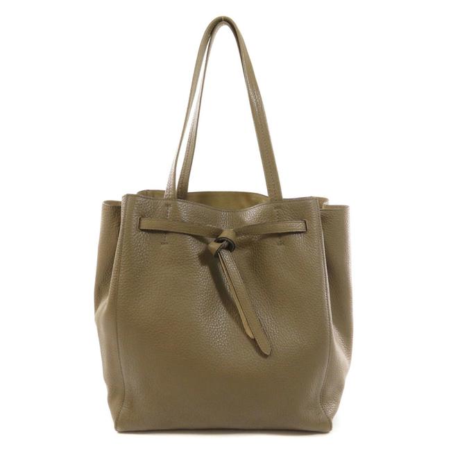 Celine Cabas Phantom Bag Hippo Small Calf Ladies Beige Tote