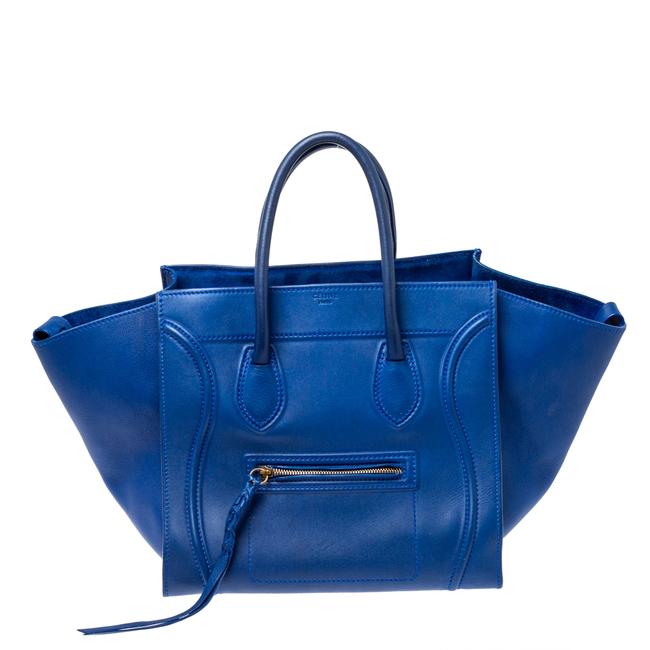 Celine Cabas Phantom Luggage Leather Medium Tote