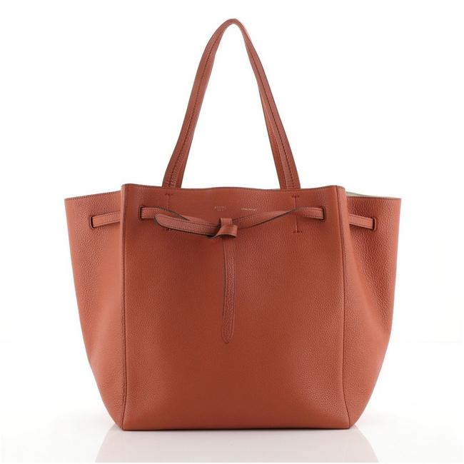 Celine Cabas Phantom Tie Cabas Leather Medium Tote