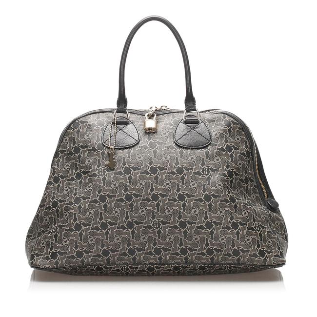 Celine Carriage Black Leather Tote