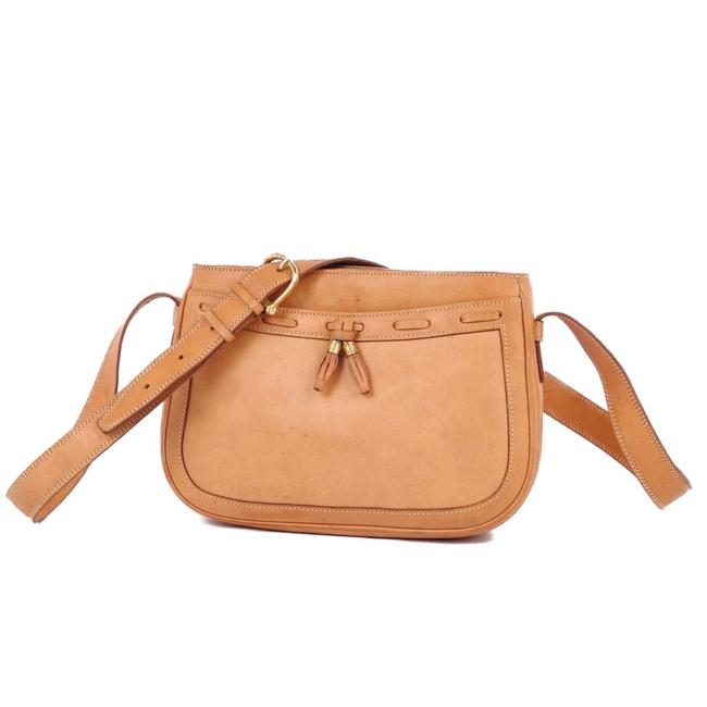 Celine Crossbody Anagram Ladies Beige Leather Shoulder Bag