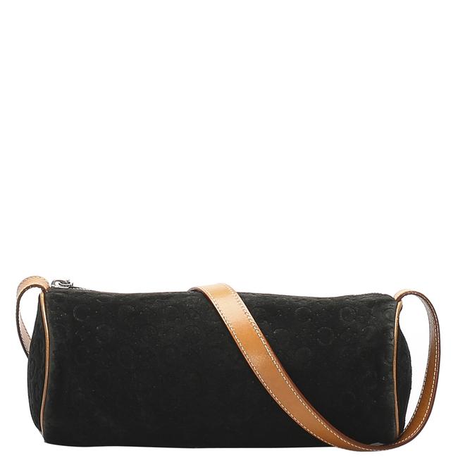 Celine Crossbody Macadam Suede Shoulder Bag