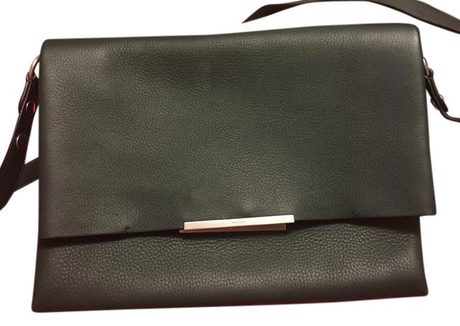 Celine Green Leather Shoulder Bag