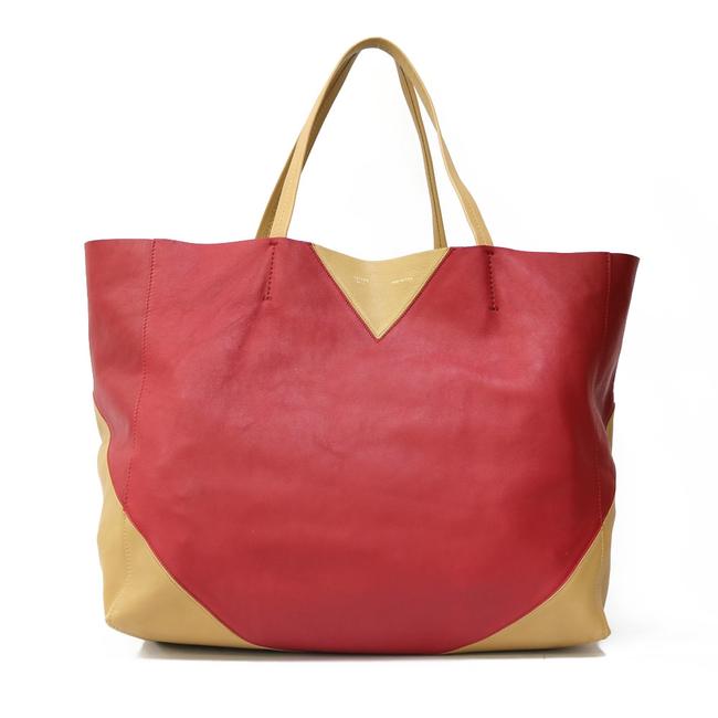 Celine Hippo Horizontal Ladies Mens Red ColorWhite Shoulder Bag