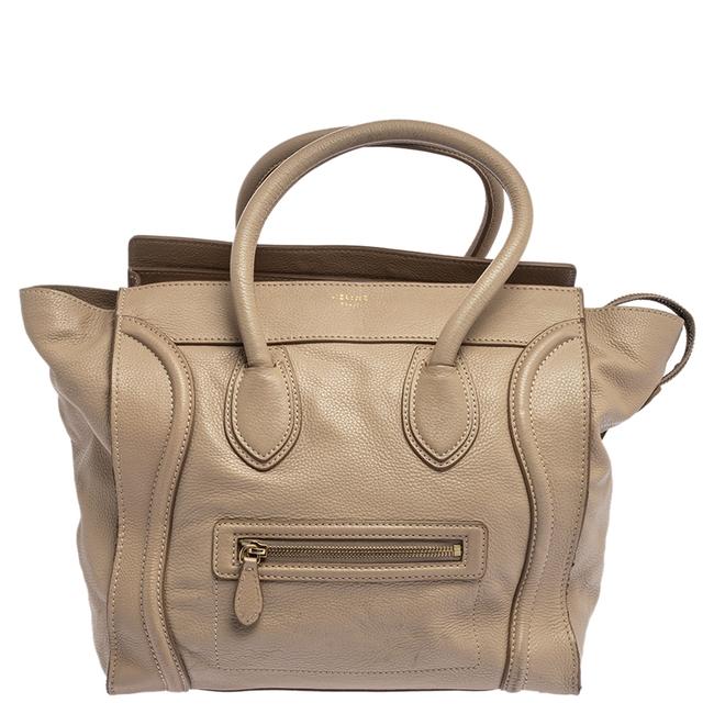 Celine Luggage Leather Mini Tote