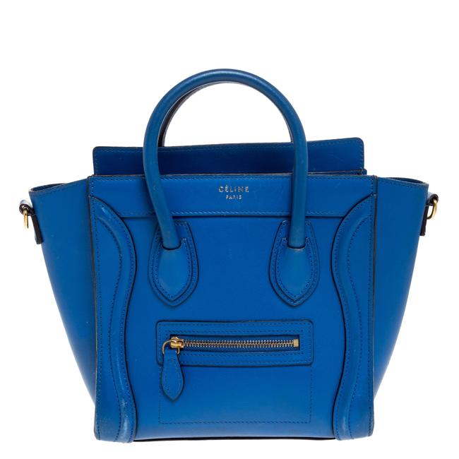 Celine Luggage Leather Tote