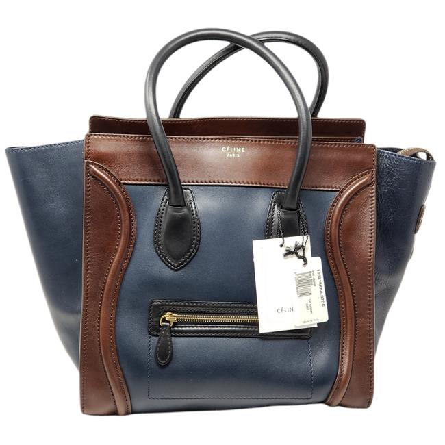 Celine Luggage Micro Leather Hand Shoulder Bag