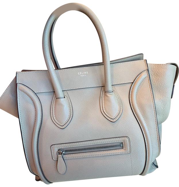 Celine Luggage Vermillion Grained Leather Mini Tote