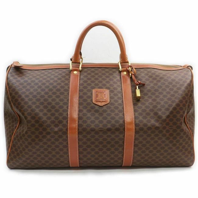 Celine Macadam Boston #8267c87 Brown WeekendTravel Bag