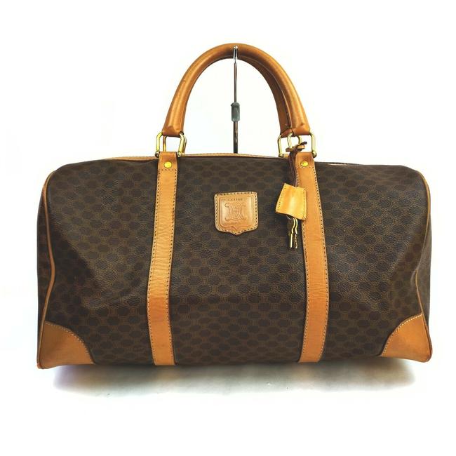 Celine Macadam Boston Duffle Monogram 860983 Browns Pvc WeekendTravel Bag
