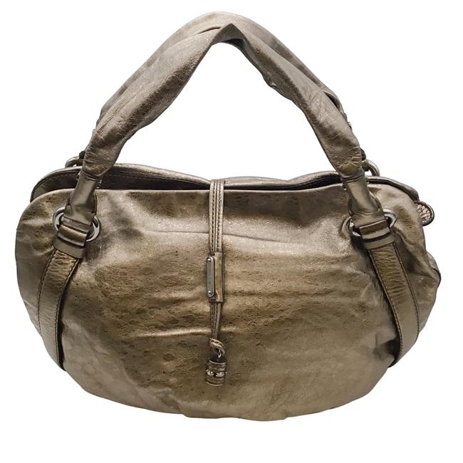 Celine Metallic Silver Shoulder Bag