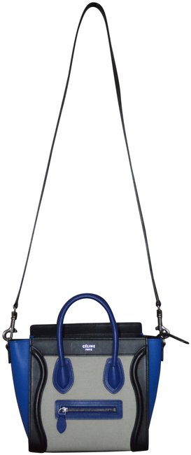Celine Nano Indigo Leather Shoulder Bag