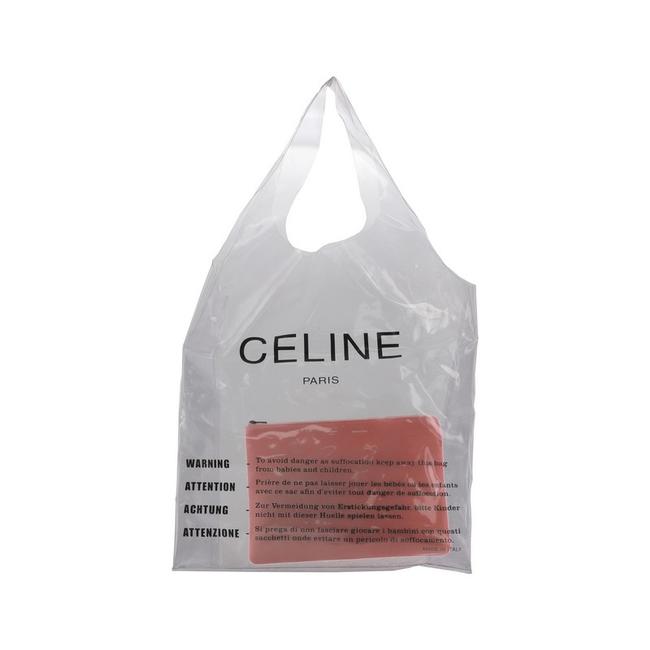 Celine Shopping Clear Pvc Tote